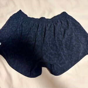 lululemon athletica Black Patterned Athletic Shorts